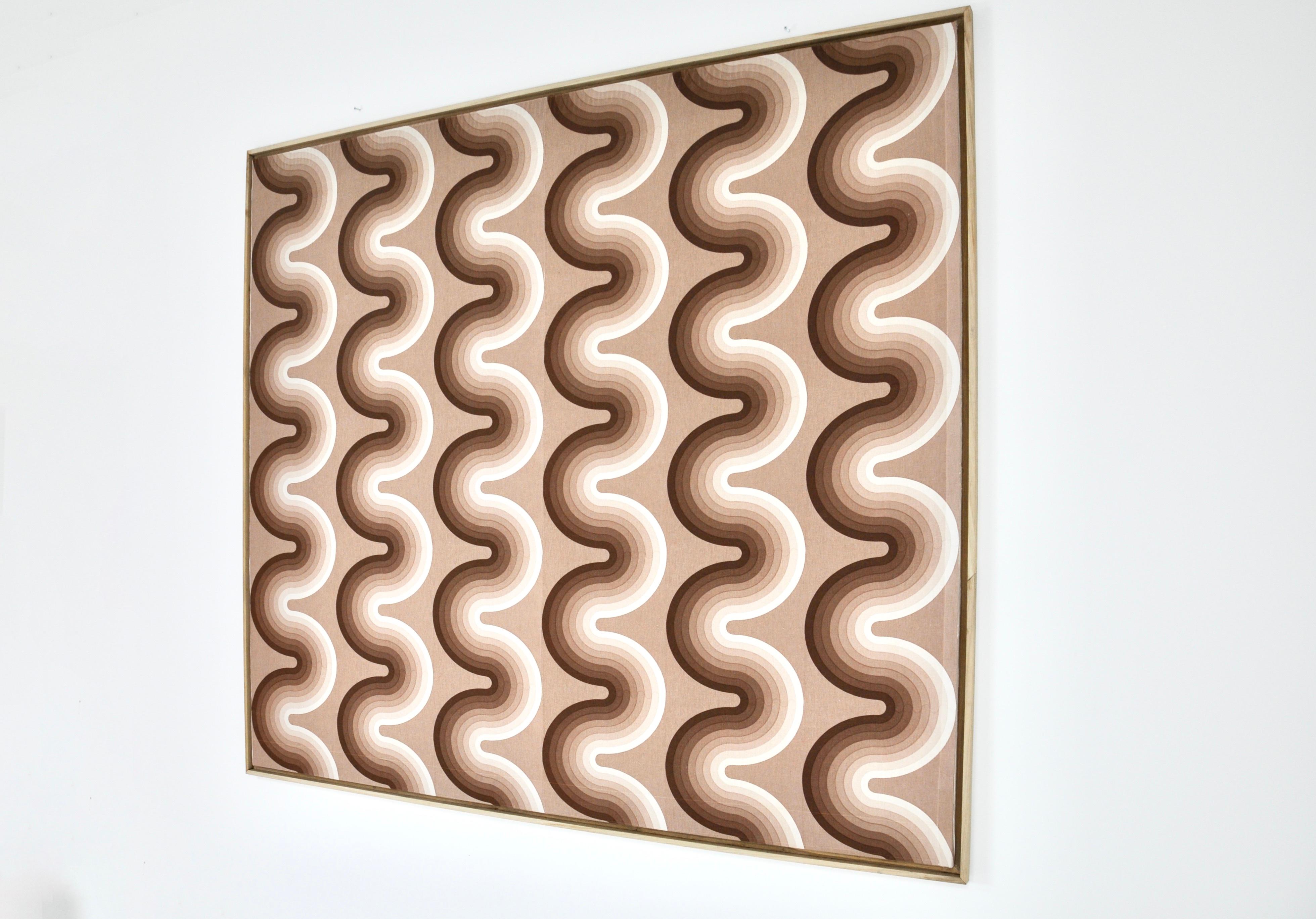 Space Age Fabric Board by Verner Panton for Mira Spectrum, 1970S For Sale