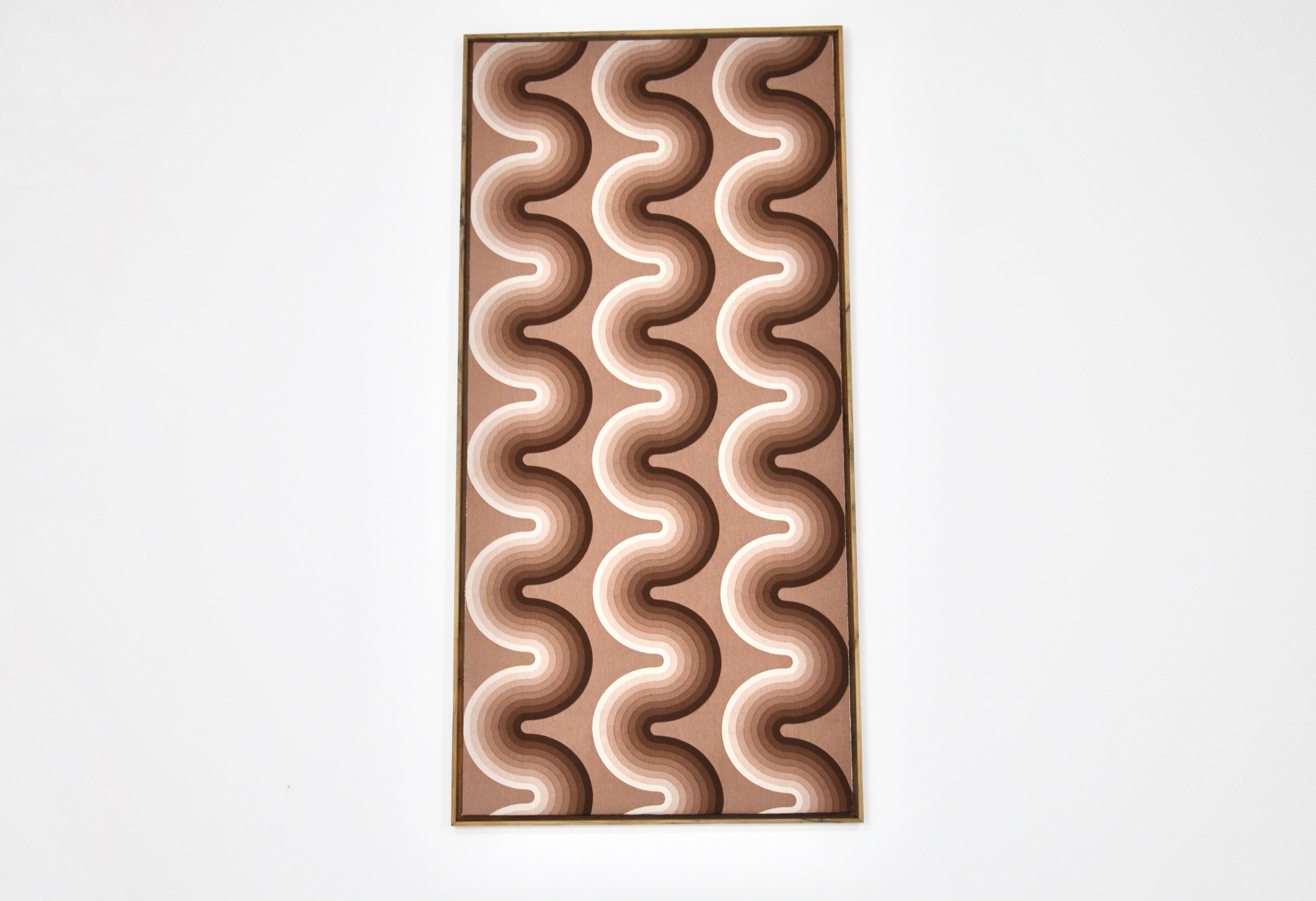 Fabric Board by Verner Panton for Mira Spectrum, 1970S In Good Condition For Sale In bruxelles, BE