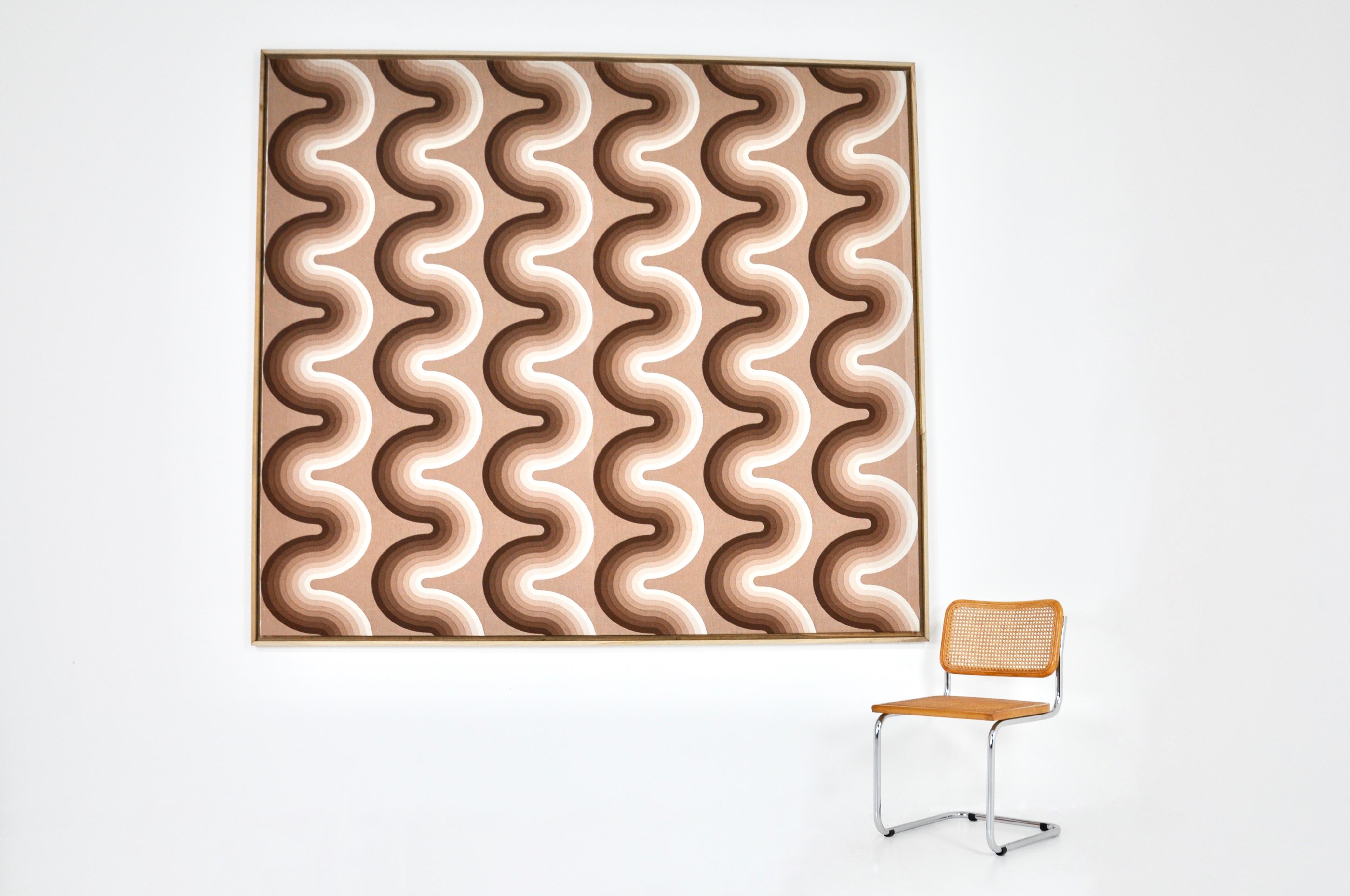 Fabric Board by Verner Panton for Mira Spectrum, 1970S In Good Condition For Sale In bruxelles, BE