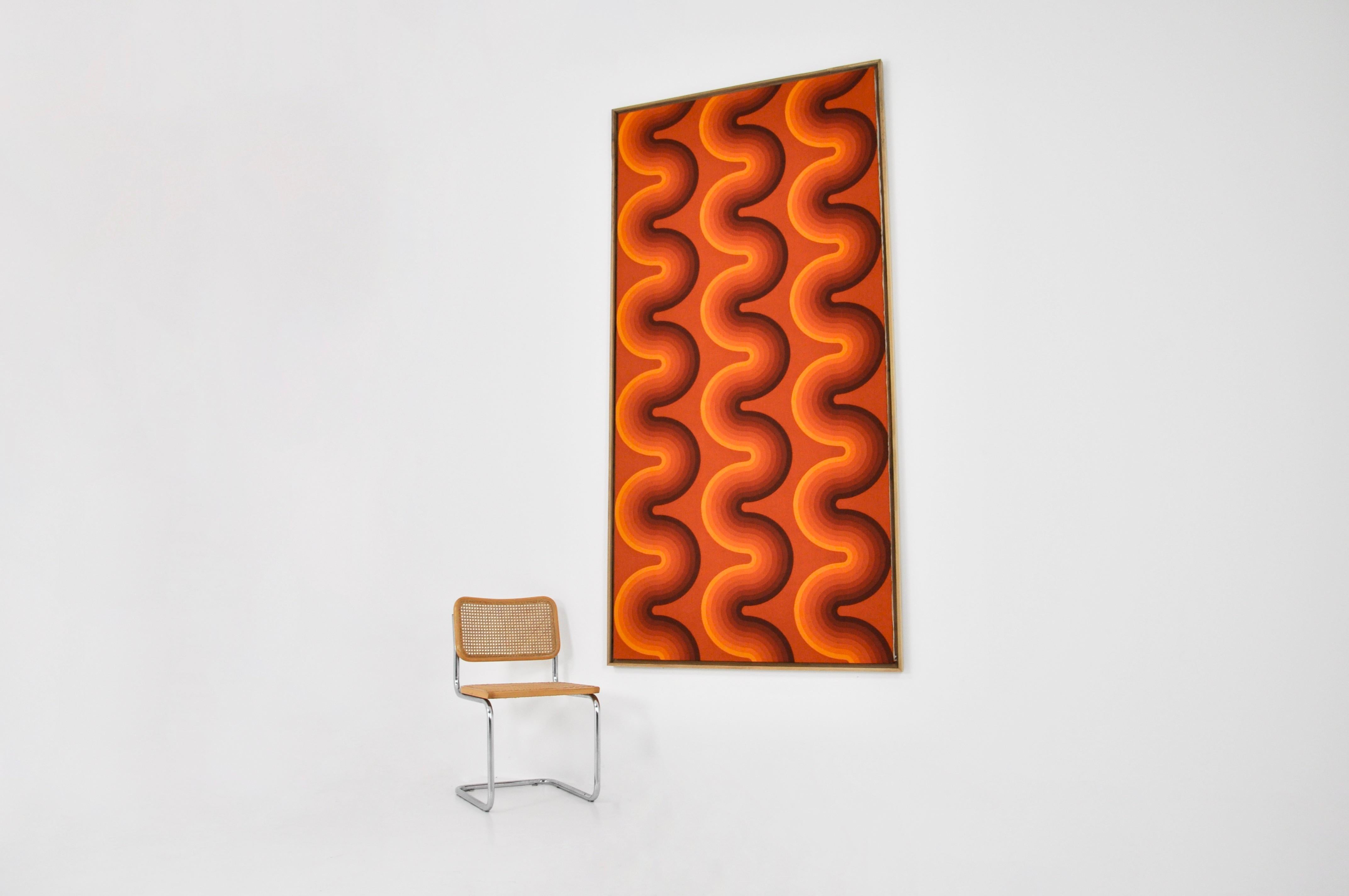Late 20th Century Fabric Board by Verner Panton for Mira Spectrum, 1970S For Sale