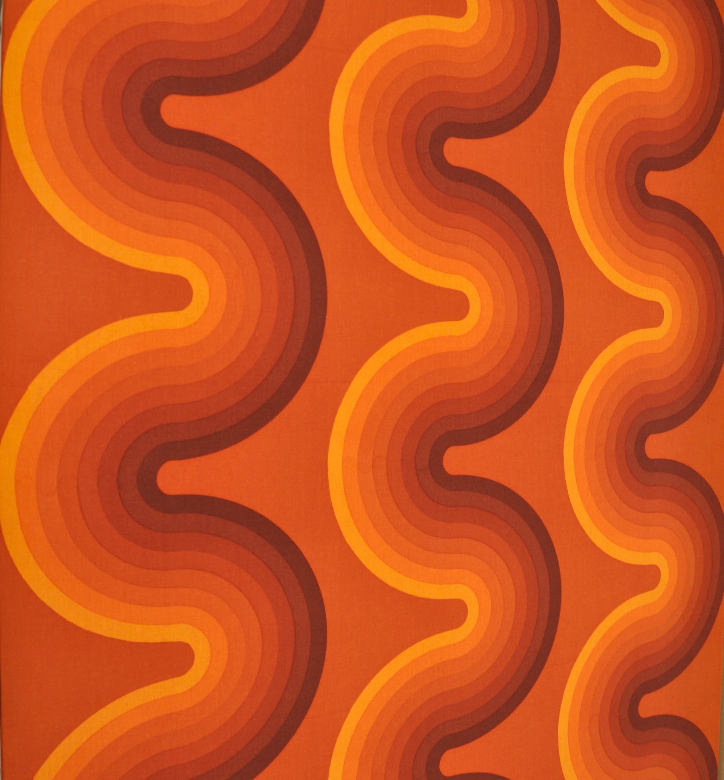 Fabric Board by Verner Panton for Mira Spectrum, 1970S For Sale 1