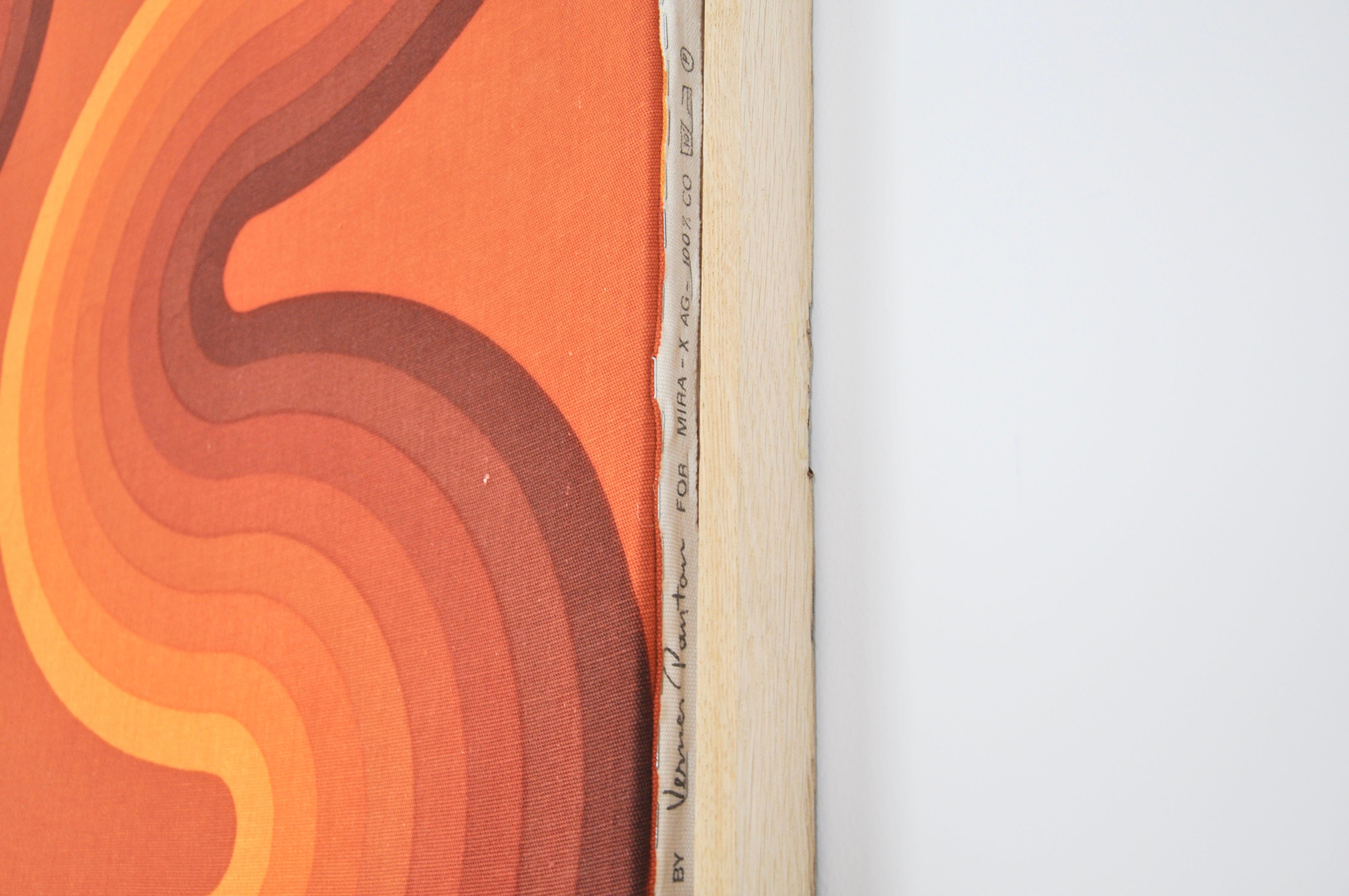 Fabric Board by Verner Panton for Mira Spectrum, 1970S For Sale 2