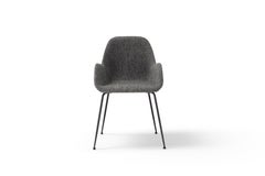 Fabric Bridge Chair with Arms by Amura Lab