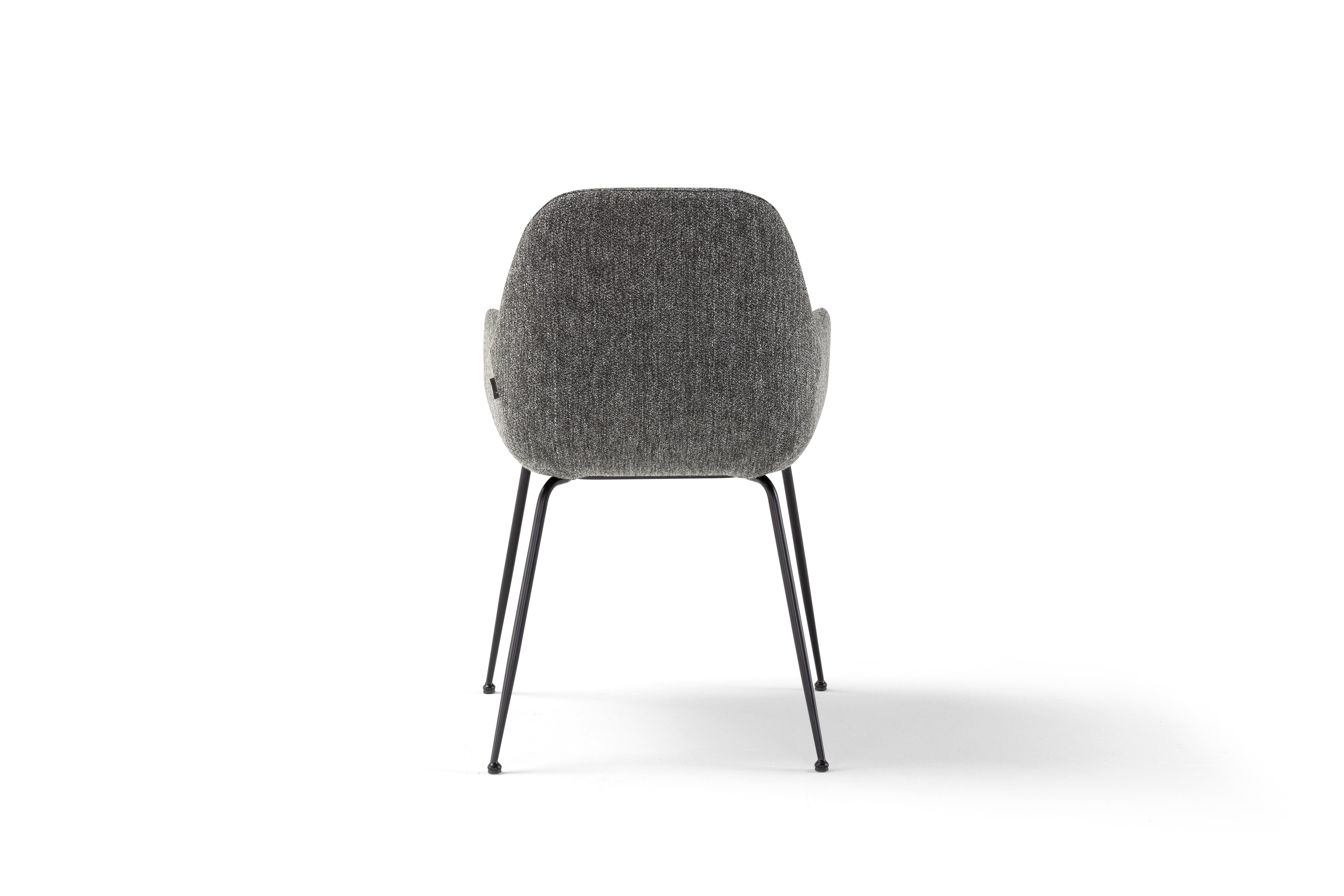 italien Fauteuil bridge en tissu avec accoudoirs par Amura Lab en vente