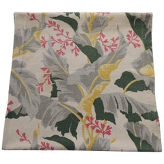 Fabric by the Yard: Bird of Paradise in Green and Yellow