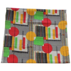 Fabric by the Yard: Printed Cotton Midcentury "MOD" Multi Color Fabric