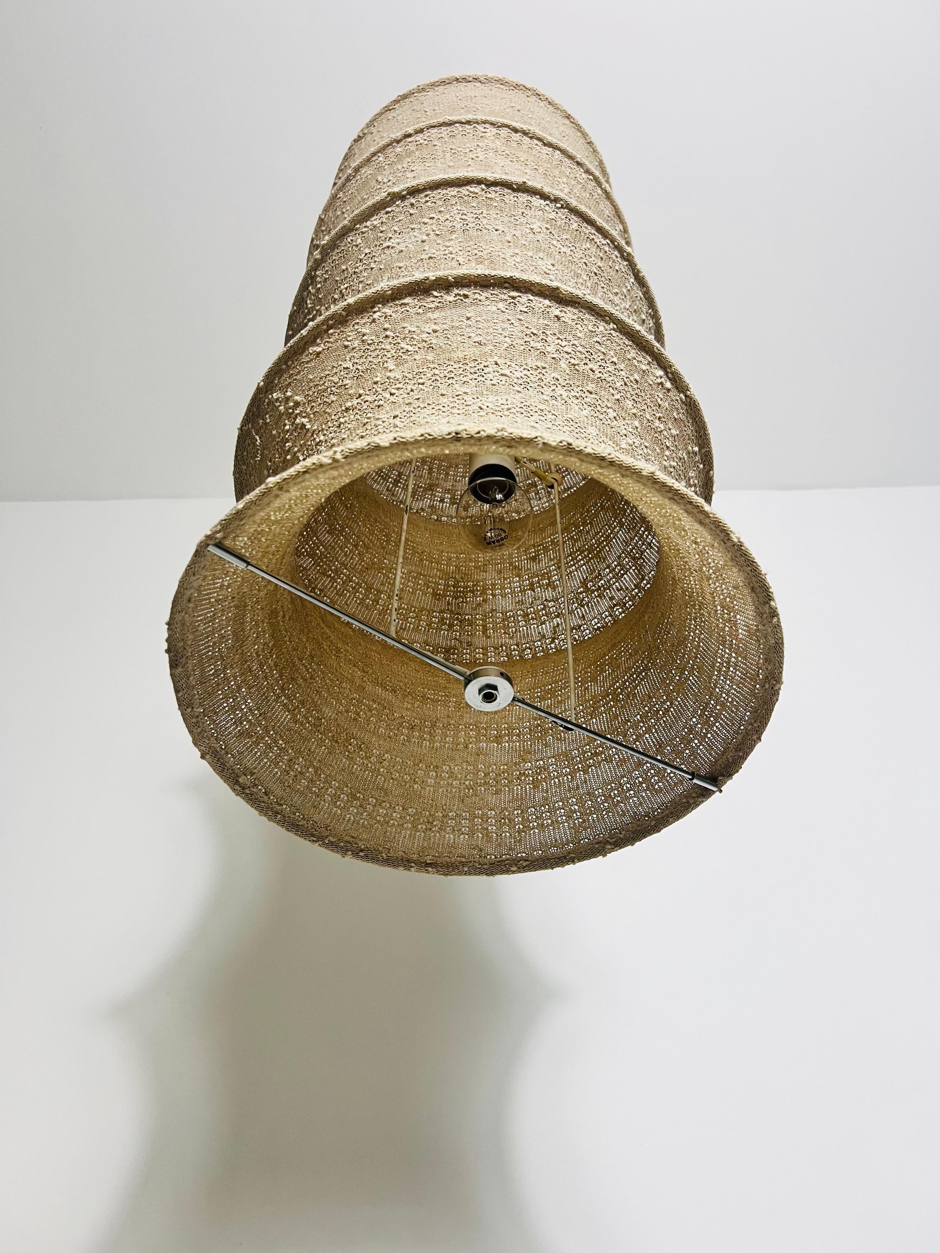 Deckenleuchte aus Gewebe von Leola, Italien, 1970er Jahre im Angebot 2