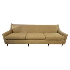 Mid Century Modern 70s Sofa Messingfüße