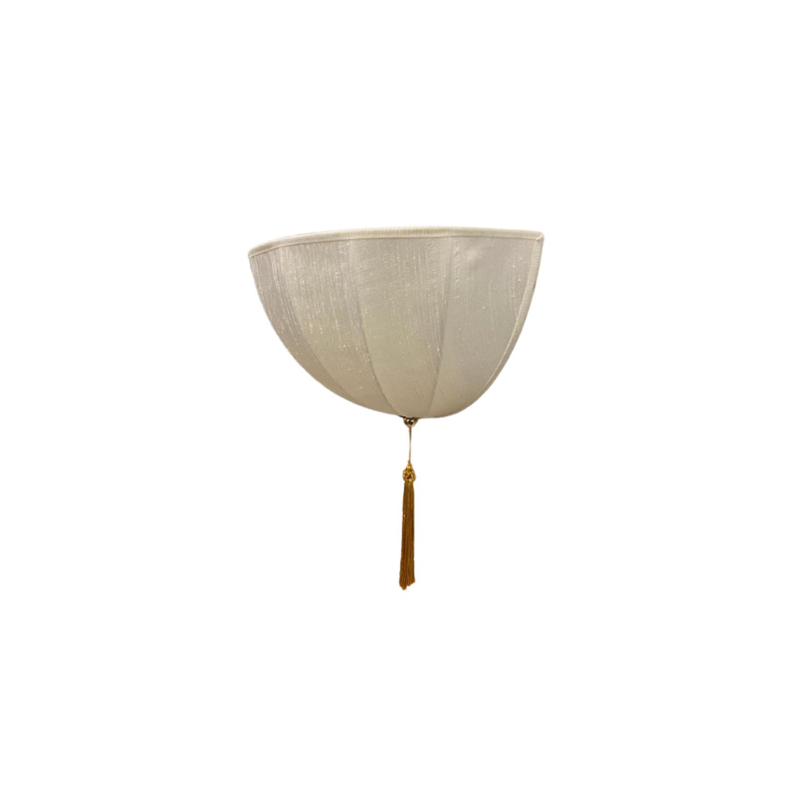 Stoffabteilung Wiener Werkstaette Seide Wandleuchte Wandlampe (Österreichisch) im Angebot