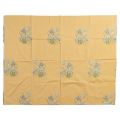 Lampas de Tela con Freesias Azules y Una Idea