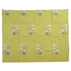 Fabric Lampas with Freesia Flowers and An Idea