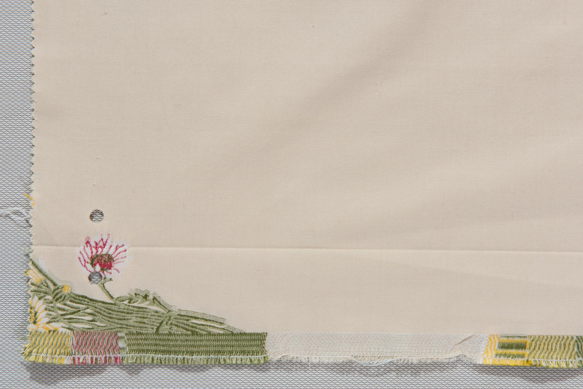 Fabric Lampas with Daisies and An Idea For Sale 3