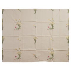 Fabric Lampas with Daisies and An Idea