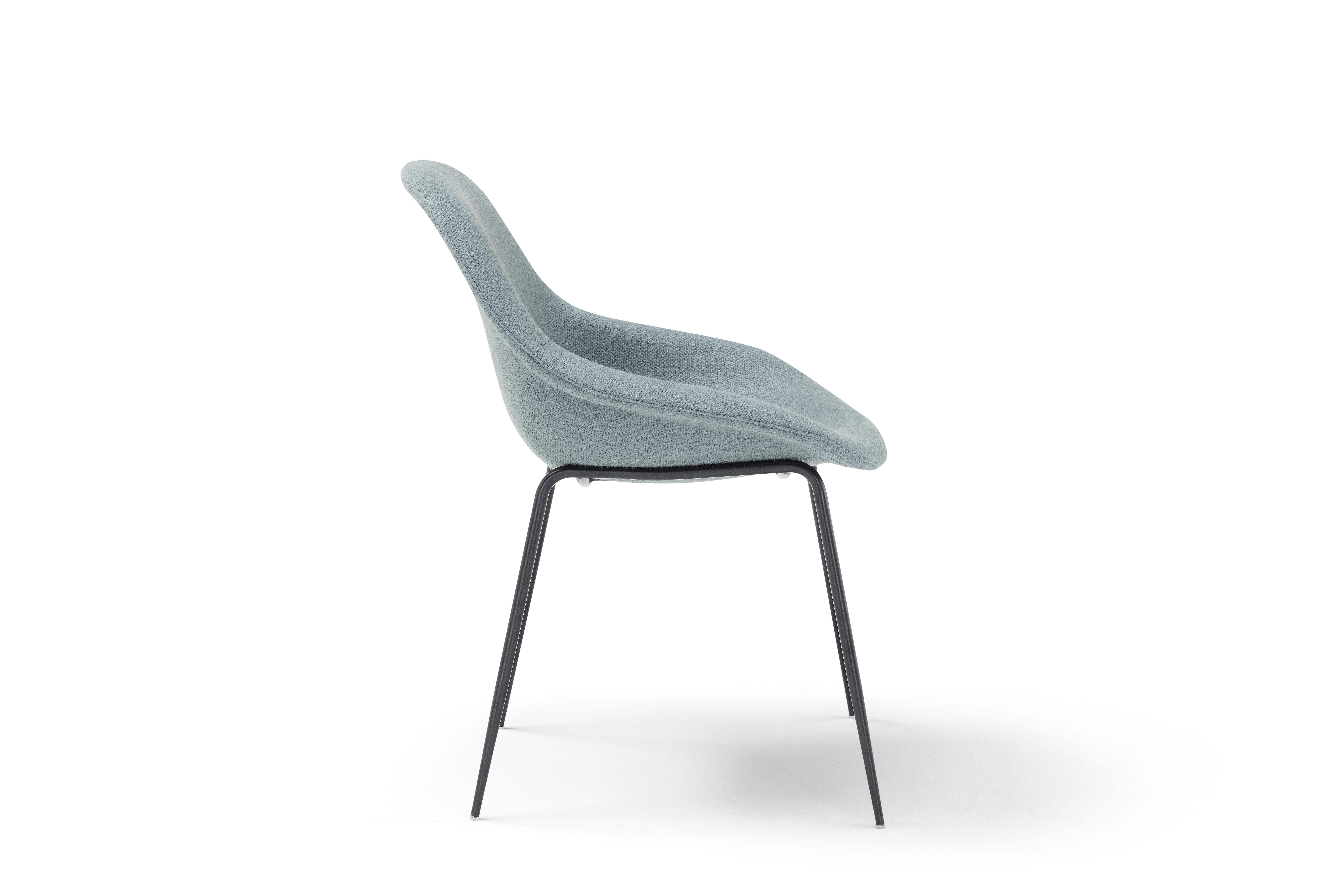 Contemporary Fabric Medea Dining Chair by Amura Lab For Sale