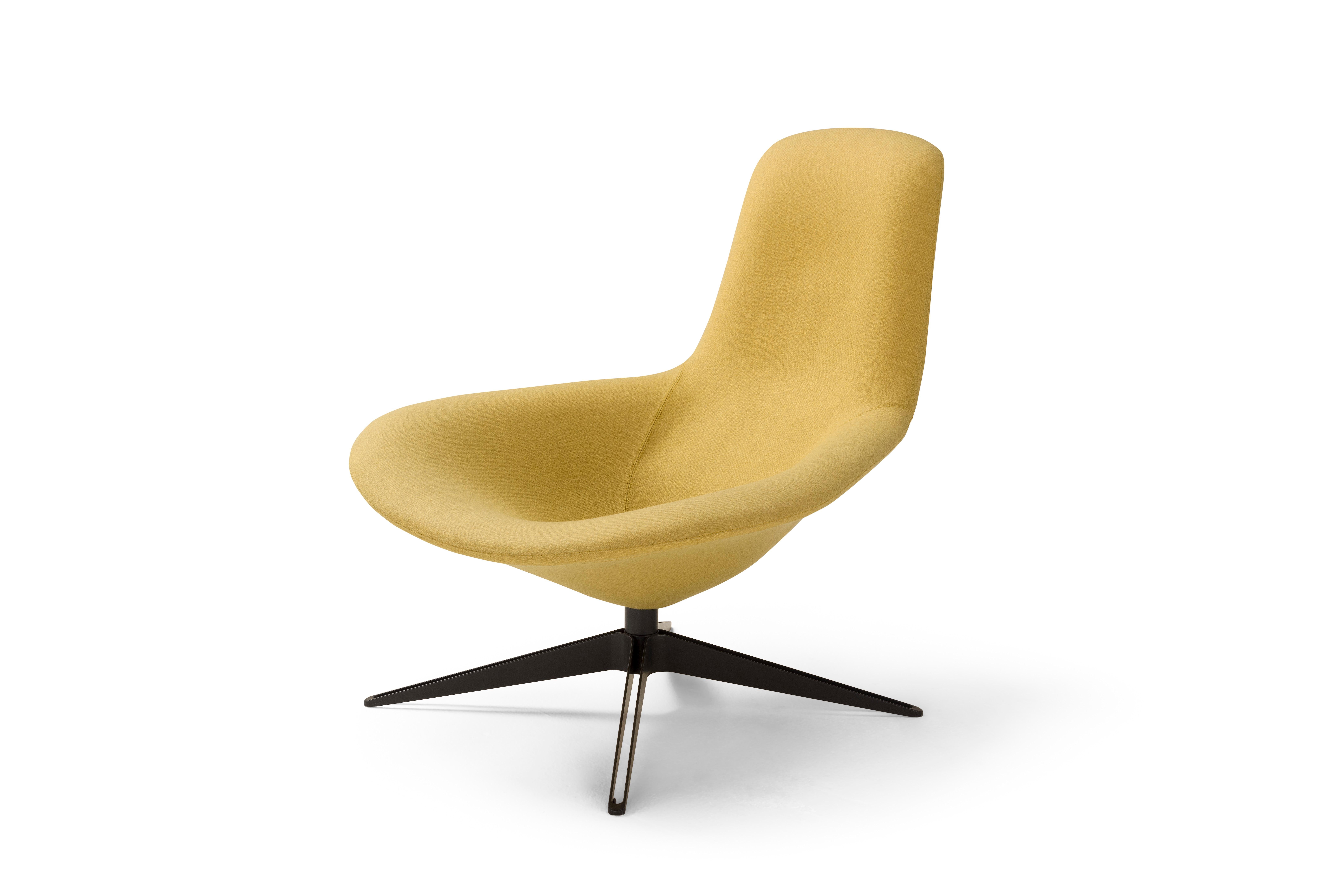 XXIe siècle et contemporain Fauteuil pivotant en tissu Medea par Amura Lab en vente