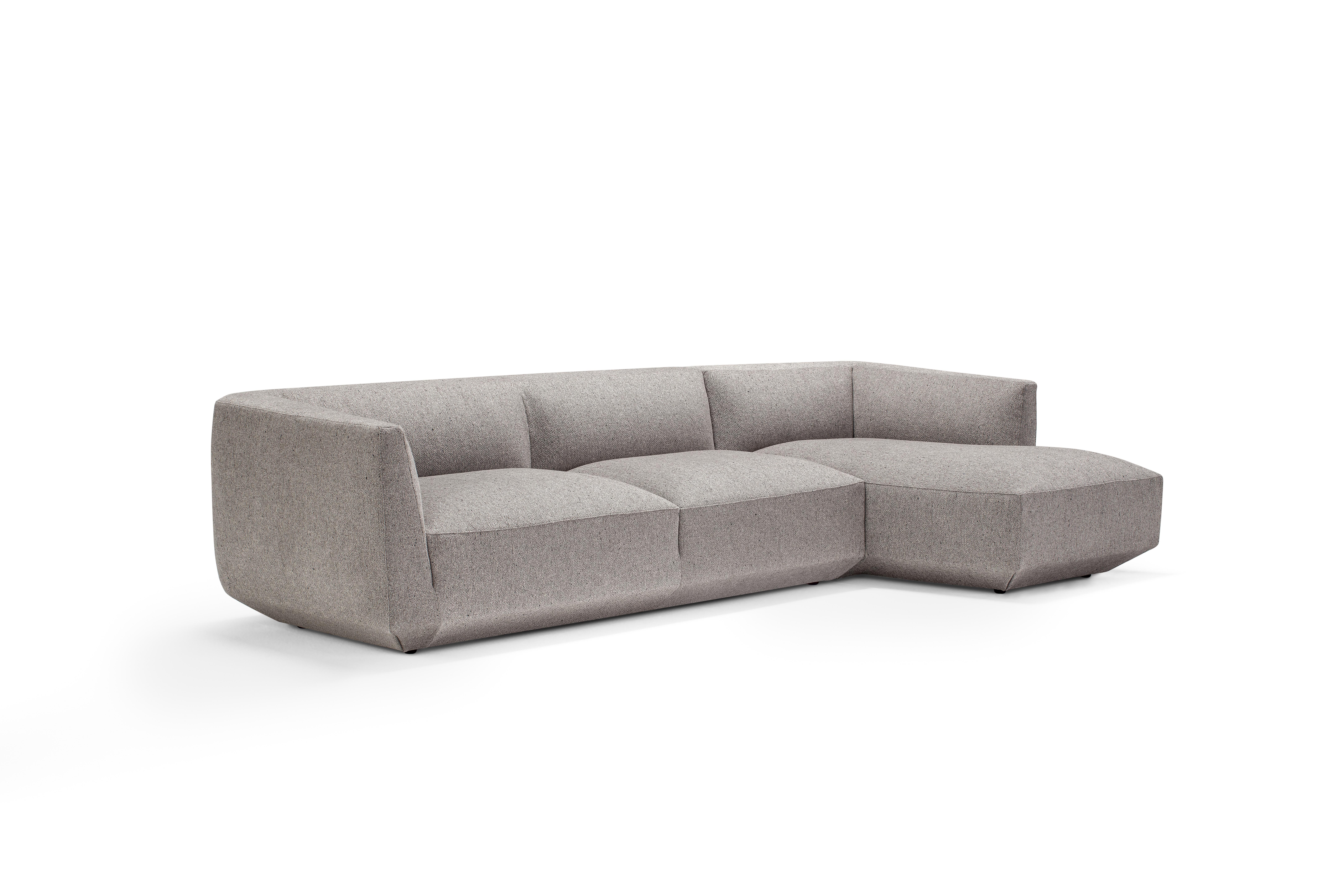 Post-Modern Fabric Panis Deep Sofa Composition by Amura Lab For Sale