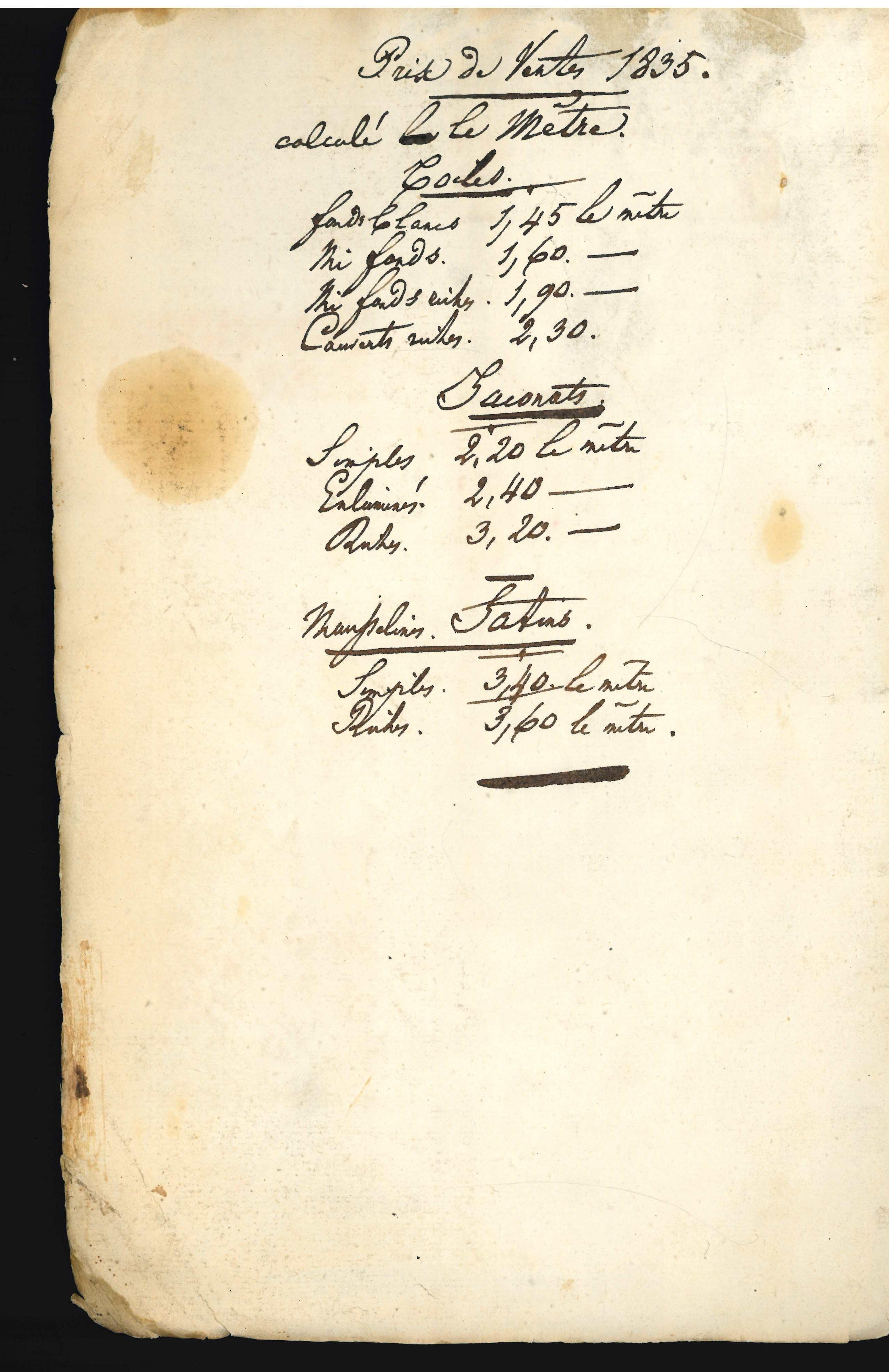 Si tratta di un bellissimo e storico campionario di tessuti datato 1835 (come si può vedere dalla copertina), prodotto dalla Dollfus Mieg and Company, nota come DMC, una delle più grandi aziende tessili francesi del XIX secolo con sede a Mulhouse.