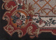 Arazzo in tessuto con tappeto dal design artistico Pannello imbottito su richiesta