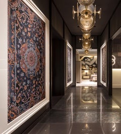 Stoff-Wandteppich mit künstlerischem Teppich-Design, gepolstertes Wandteppich auf demand