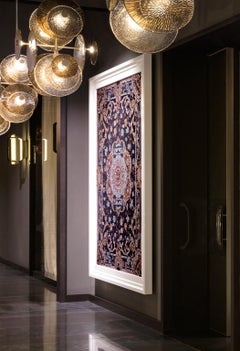 Stoffteppich mit künstlerischem Teppichmuster und gepolsterter Platte auf Anfrage