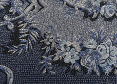 Stoffteppich mit künstlerischem Teppichmuster und gepolsterter Platte auf Anfrage