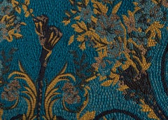 Arazzo in tessuto con tappeto dal design artistico Pannello imbottito su richiesta