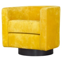 Fauteuil club jaune Willy Rizzo