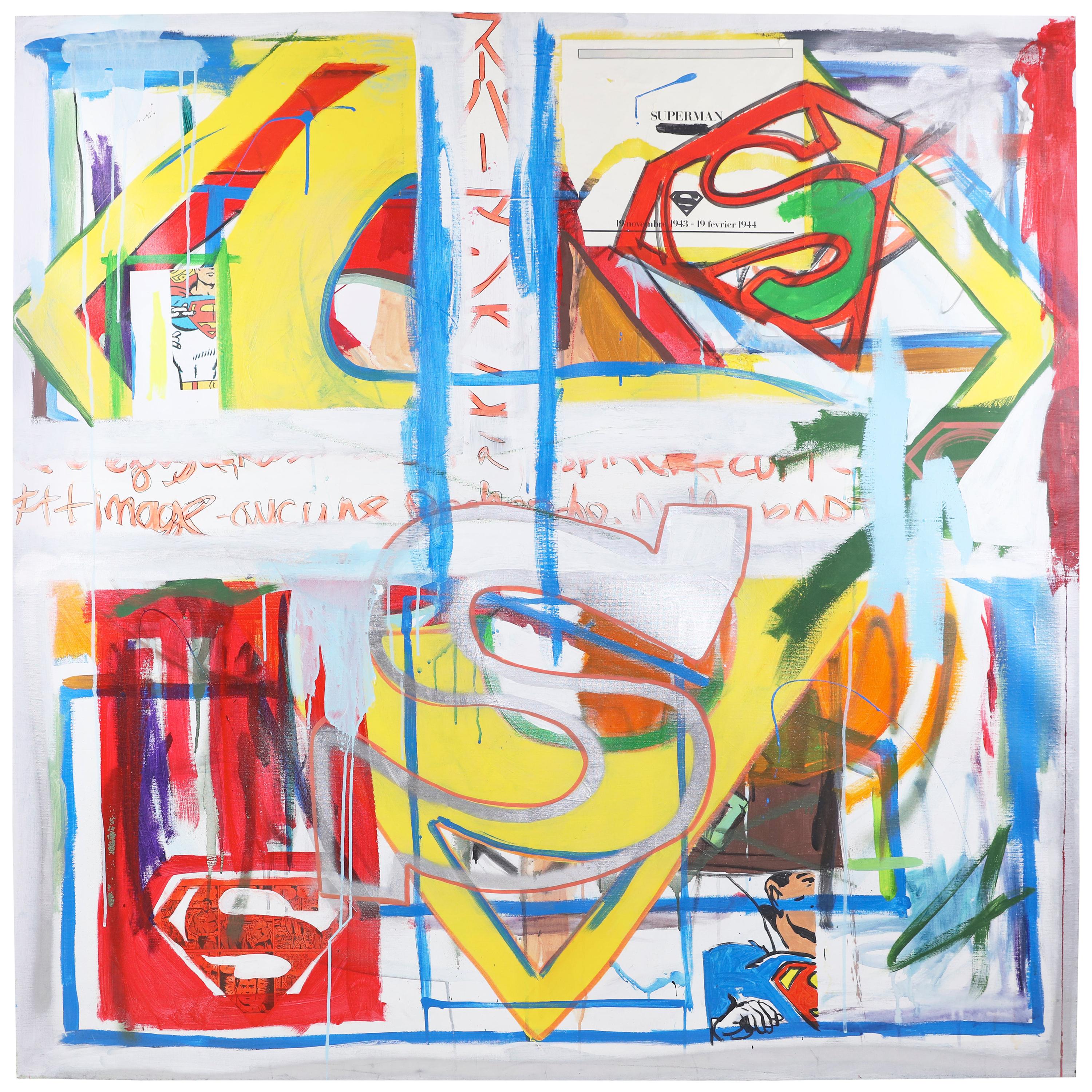 Fabrice Dupre Superman Series Painting 