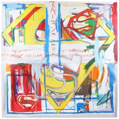 Fabrice Dupre Superman Series Painting
