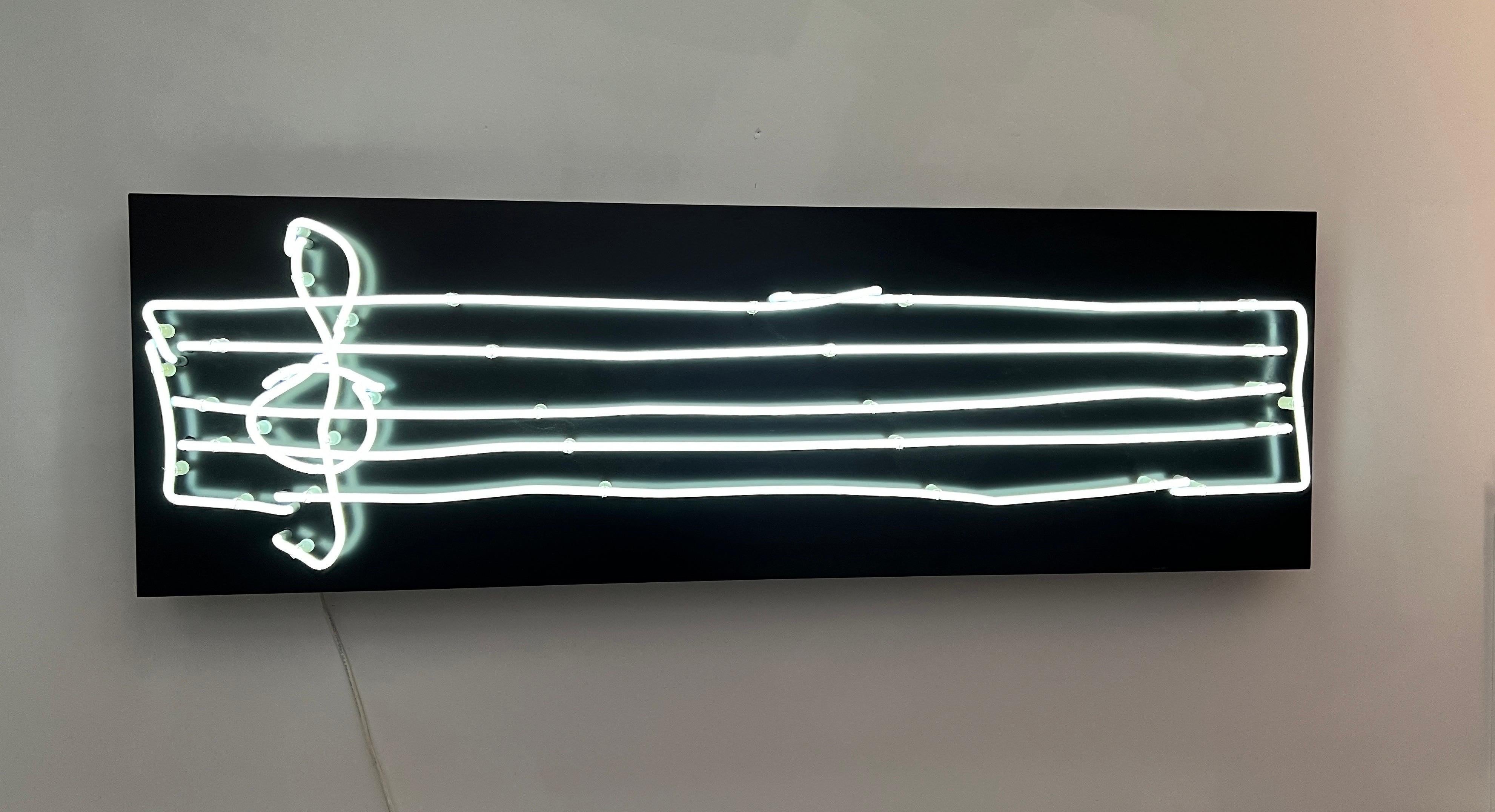 Innoncence, neon sculpture musical  - Mixed Media Art by Fabrice Vignand