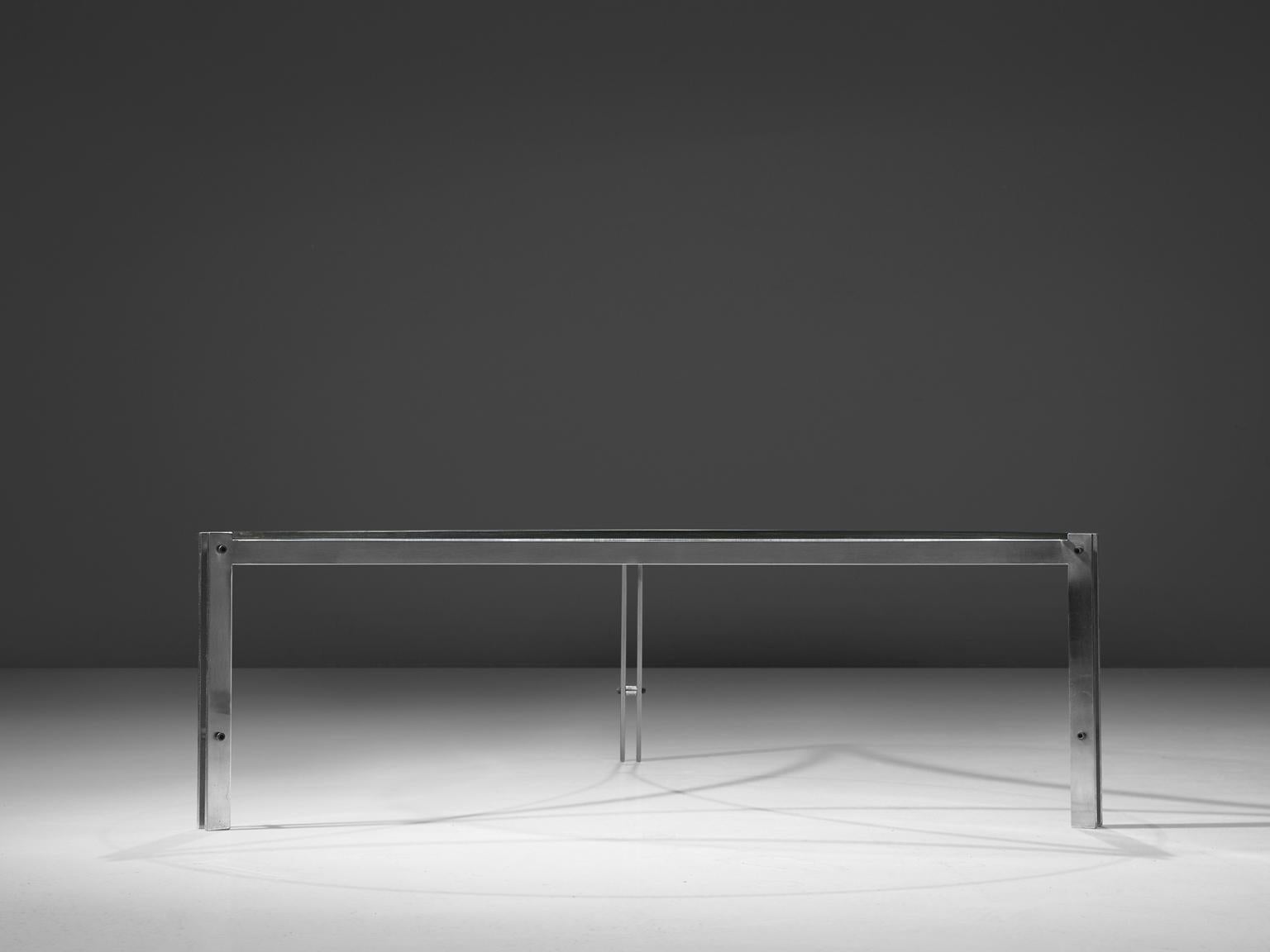 Danish Fabricius and Kastholm Inspired Scimitar Cocktail Table, Denmark, 1970s