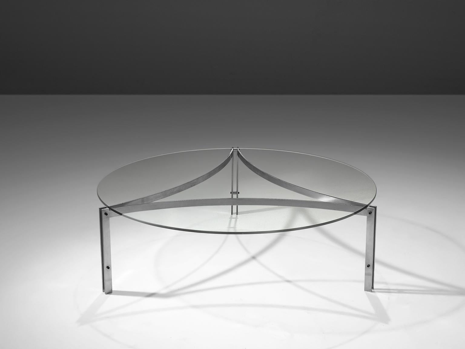 Fabricius and Kastholm Inspired Scimitar Cocktail Table, Denmark, 1970s im Zustand „Gut“ in Waalwijk, NL