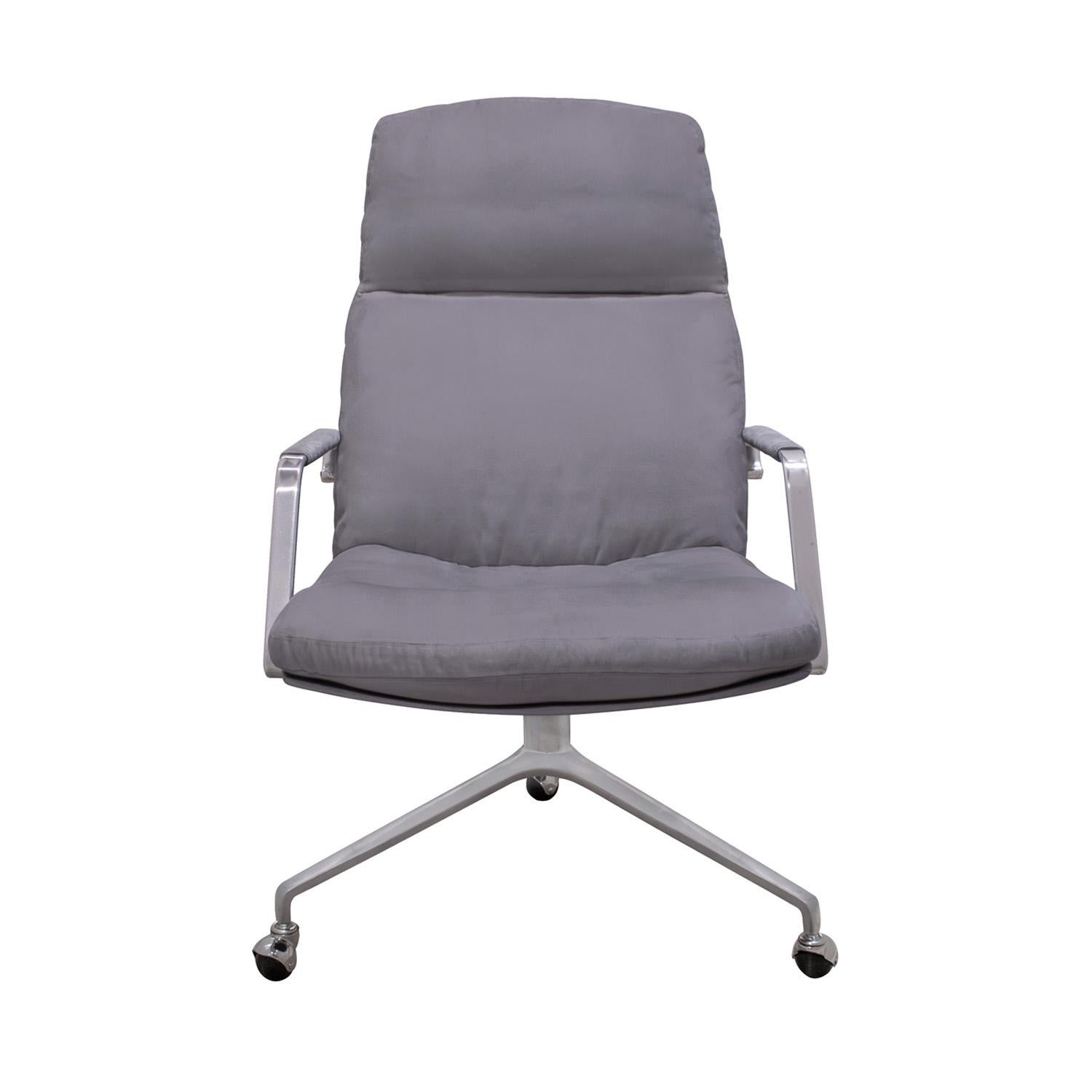 Mid-Century Modern Fabricius and Kastholm Rare Desk Chair on Castors 1960s For Sale