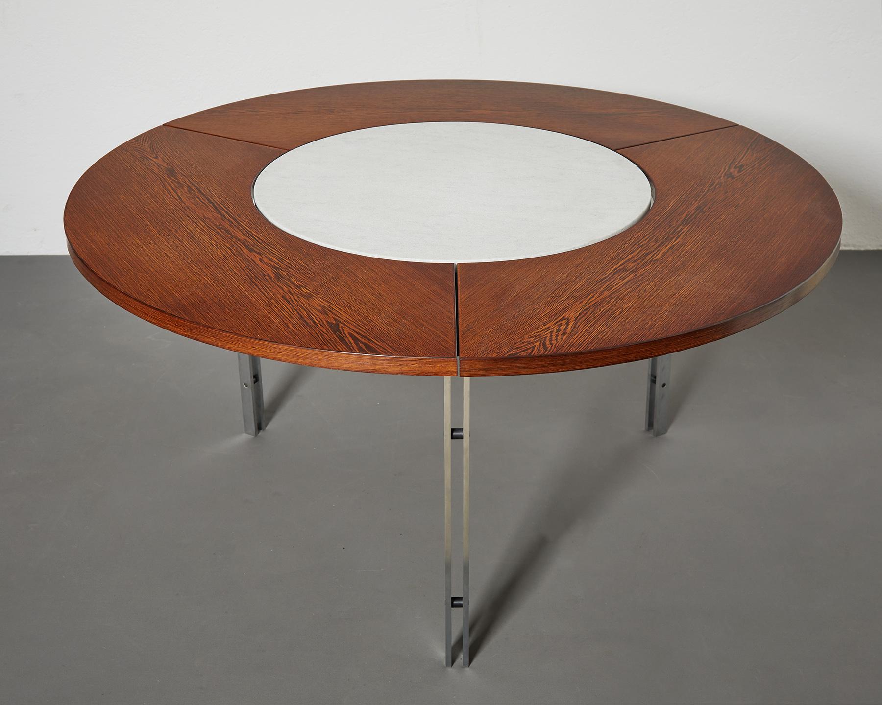 Mid-Century Modern Table de salle à manger ou de conférence Fabricius Kastholm par Alfred Kill, Allemagne 1965 en vente