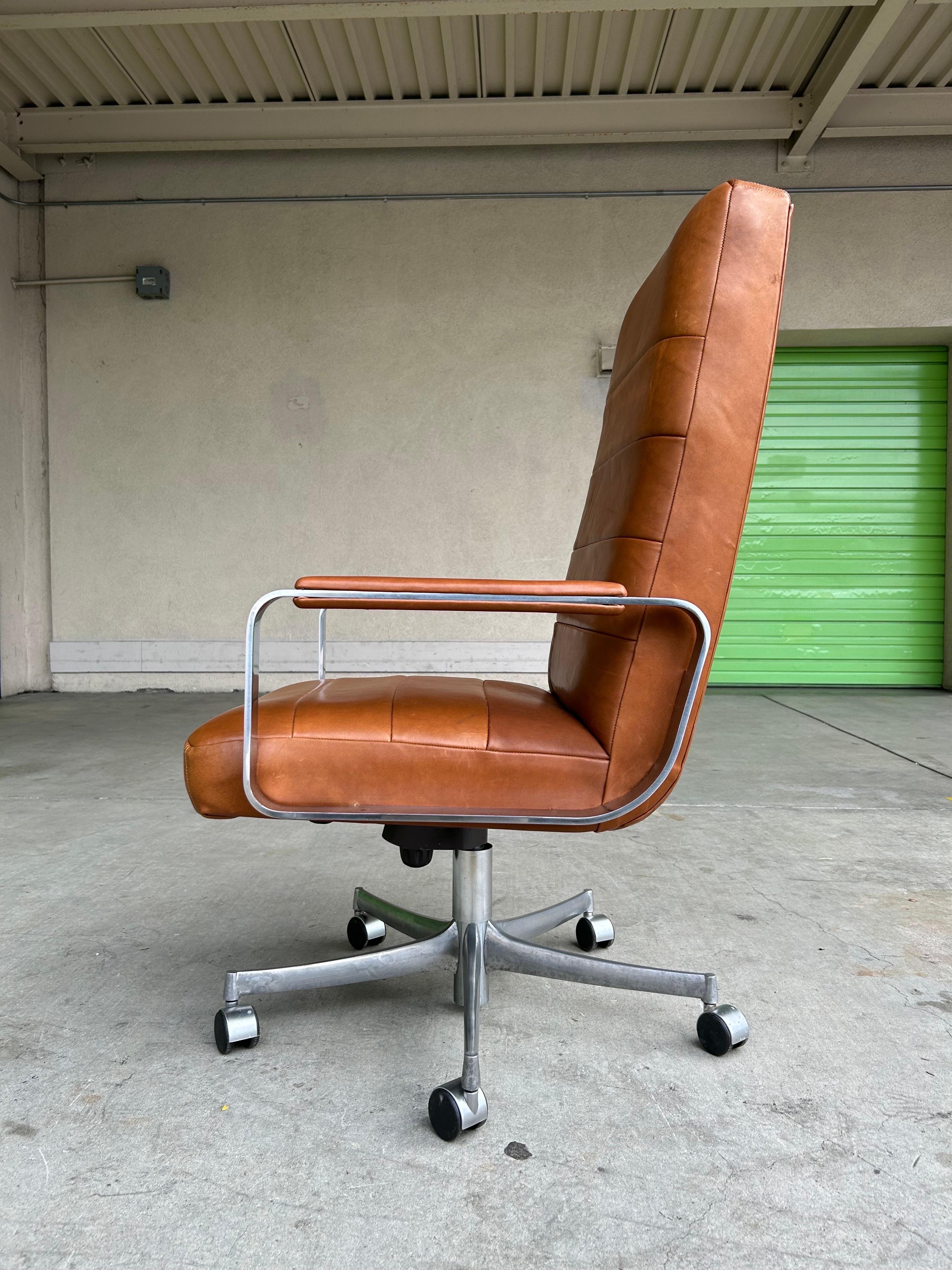 Hand-Crafted Executive Office Chair Fabricius + Kastholm for Walter Knoll  For Sale
