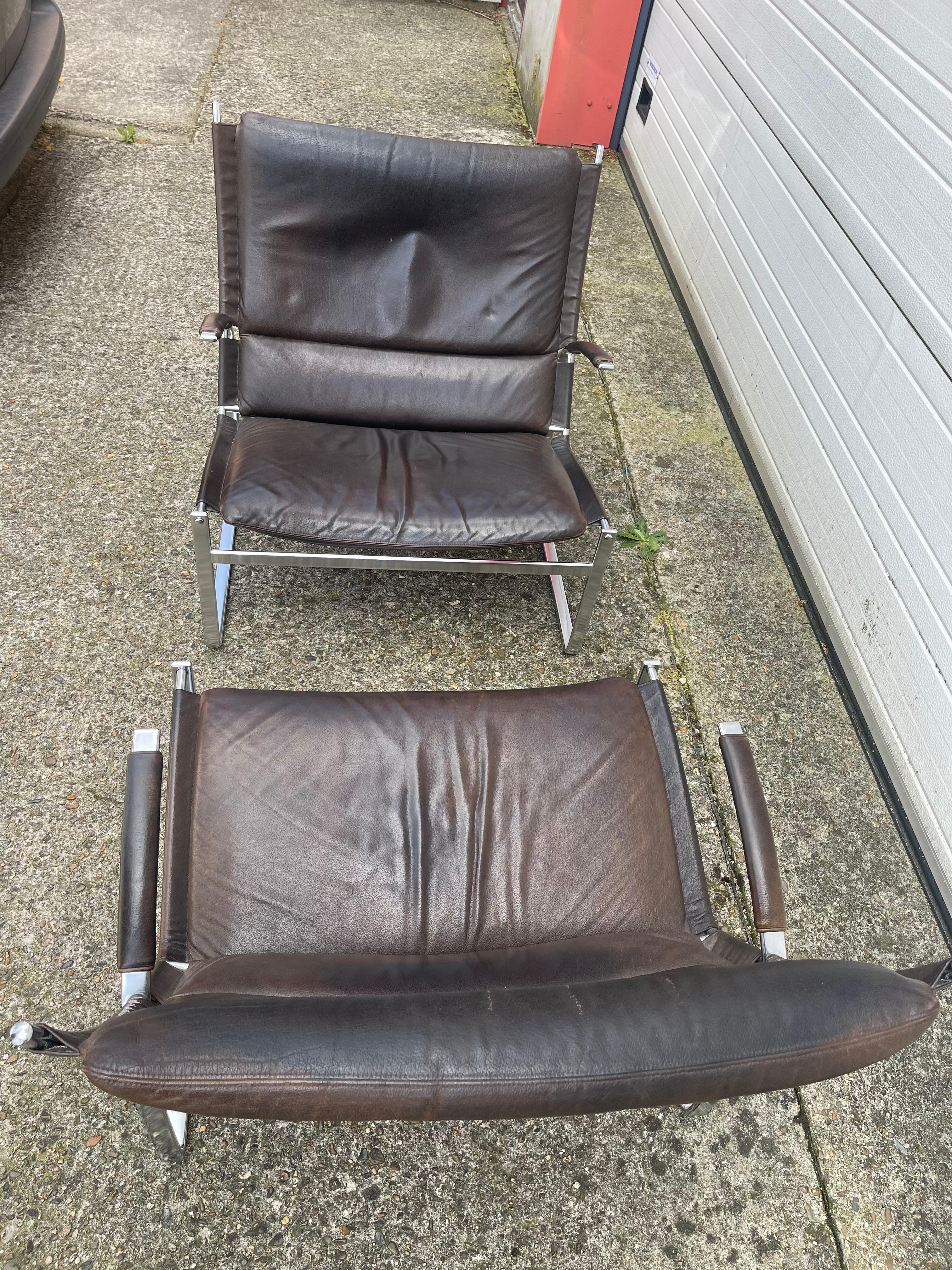 Fabricius Kastholm FK 81 Loungesessel (Dänisch) im Angebot