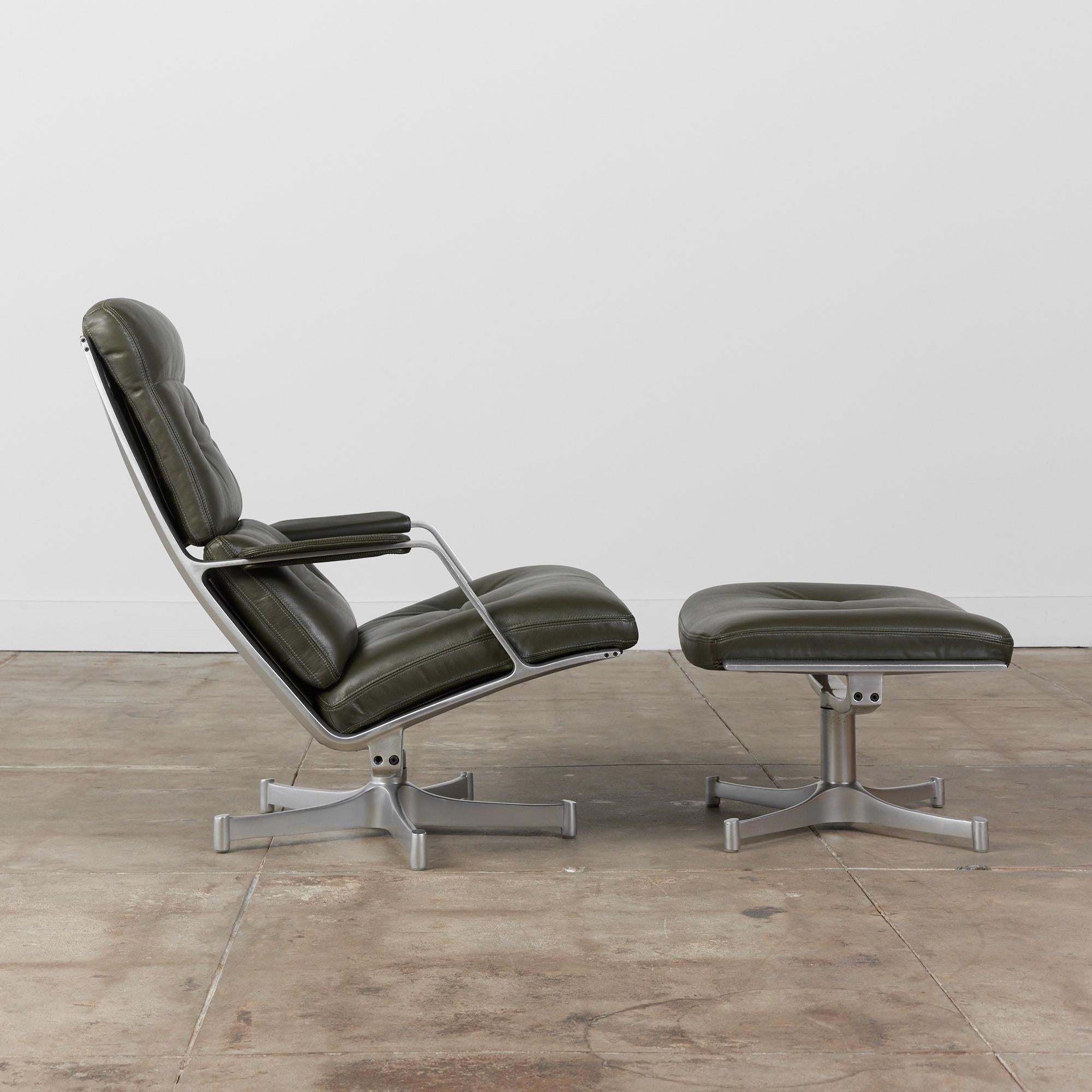 Mid-Century Modern Fabricius & Kastholm FK 85 Lounge Chair and Ottoman for Kill International For Sale