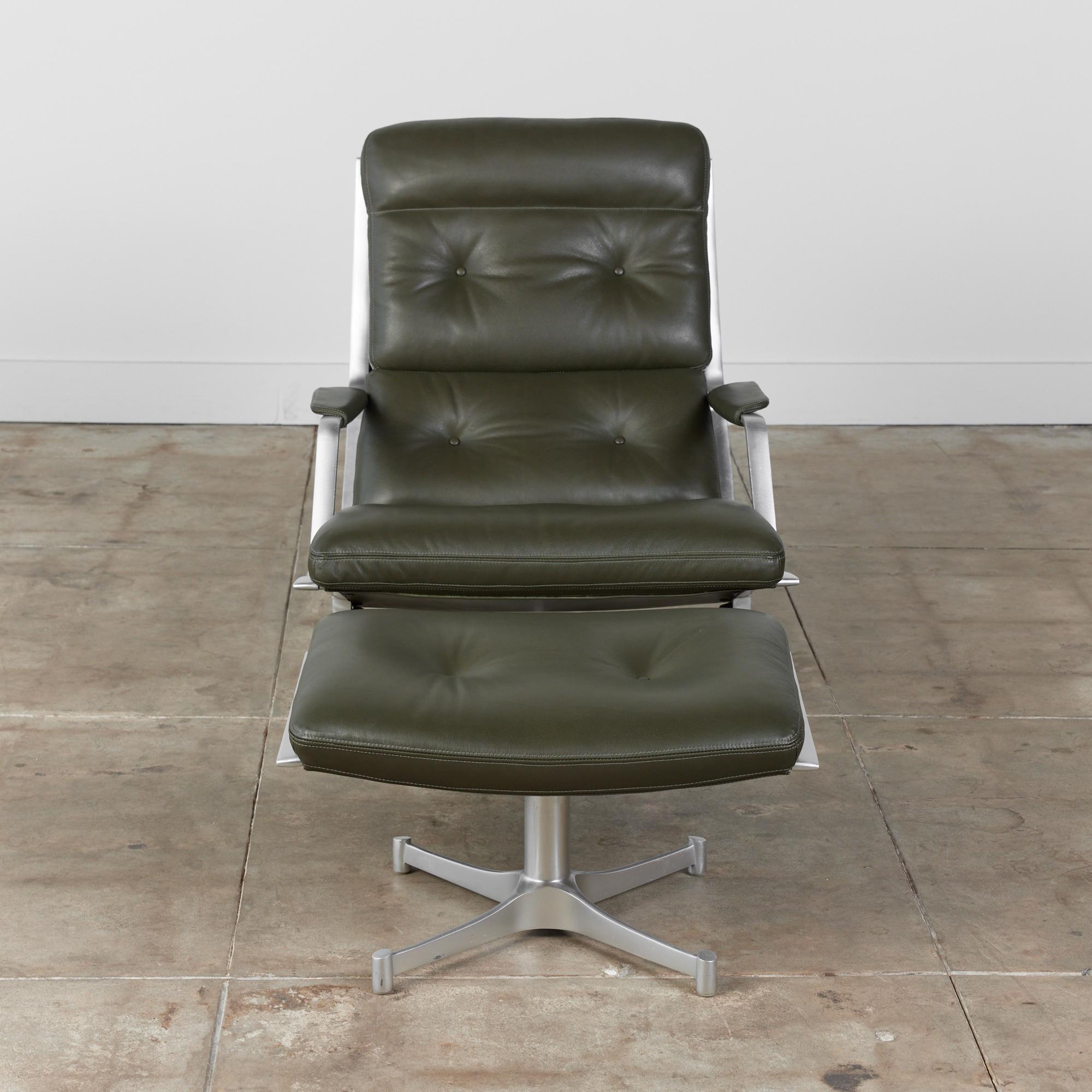 German Fabricius & Kastholm FK 85 Lounge Chair and Ottoman for Kill International For Sale