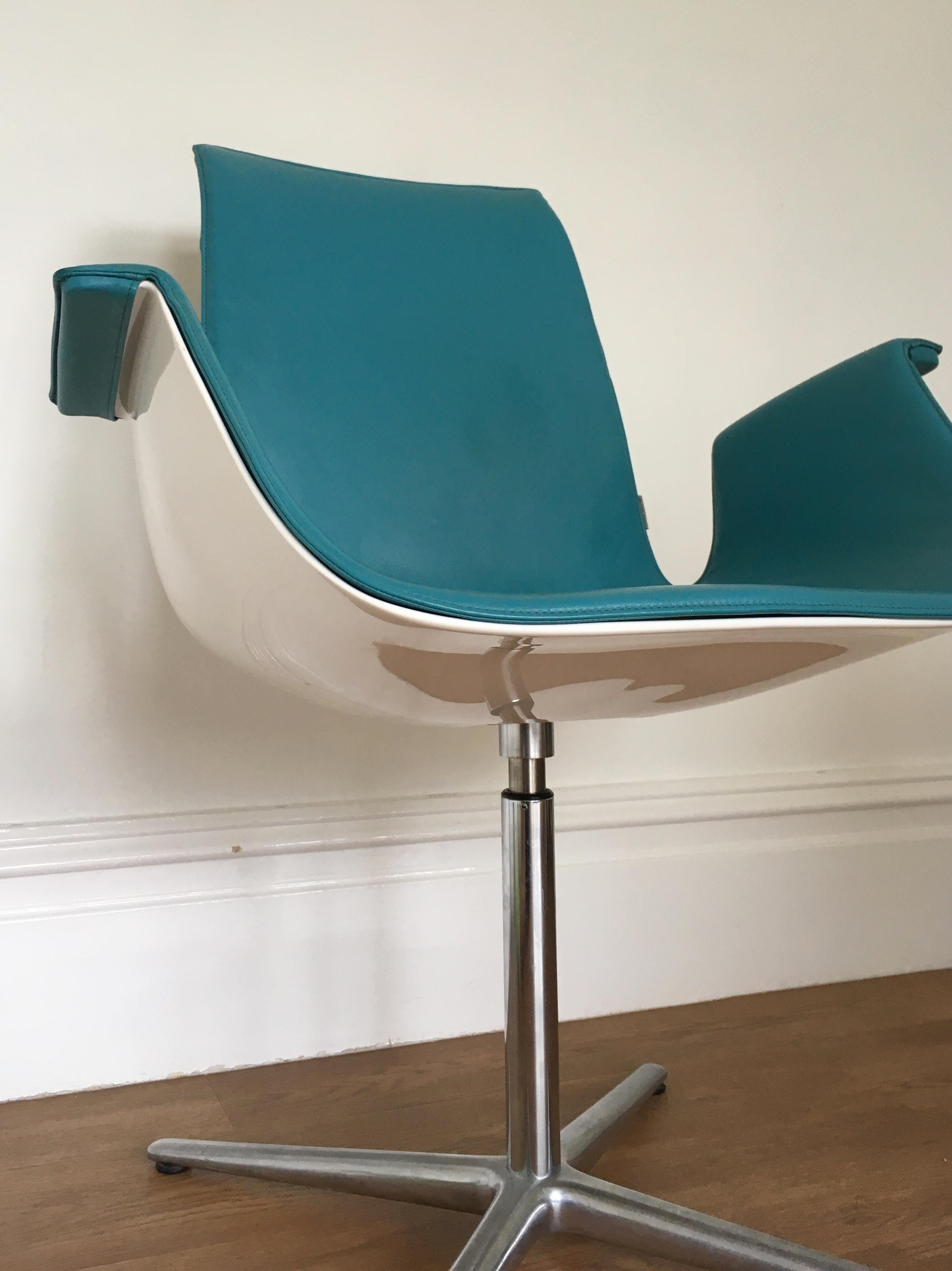 German Fabricius & Kastholm FK Bucket Chair for Walter Knoll For Sale