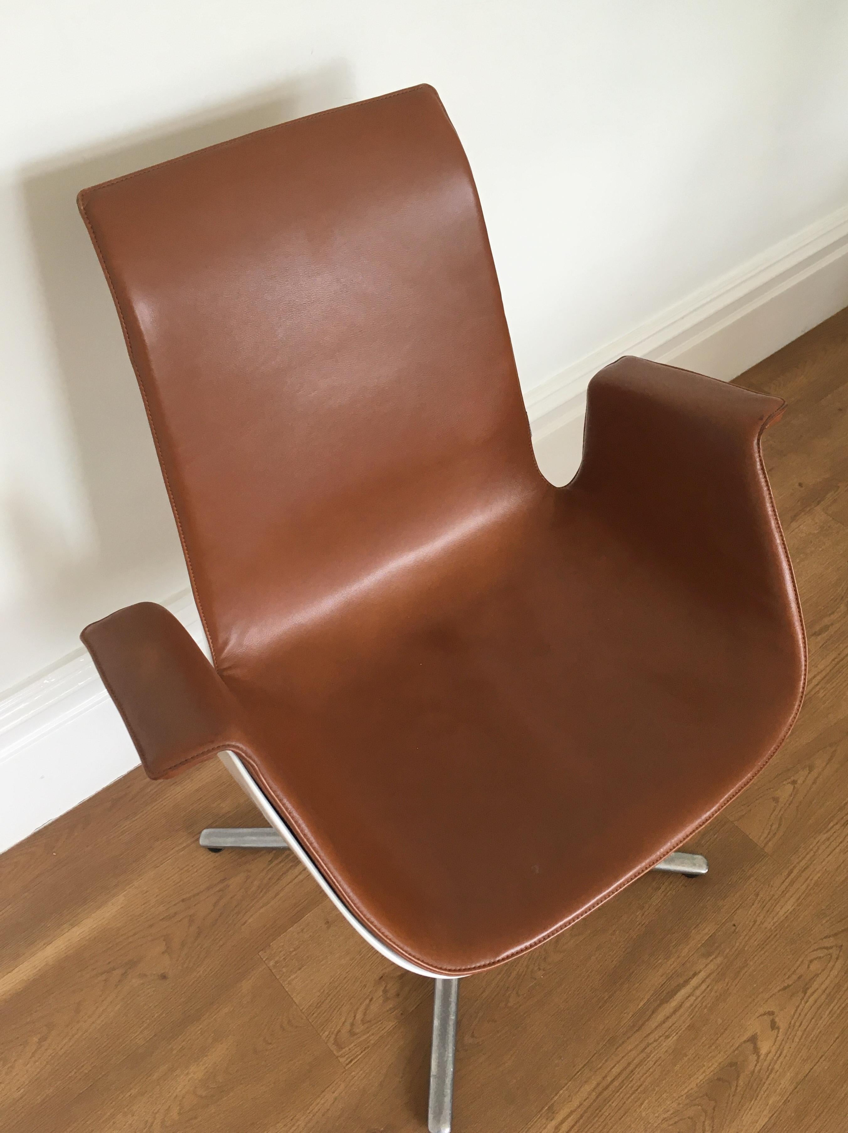 German Fabricius & Kastholm Fk Bucket Chair for Walter Knoll For Sale