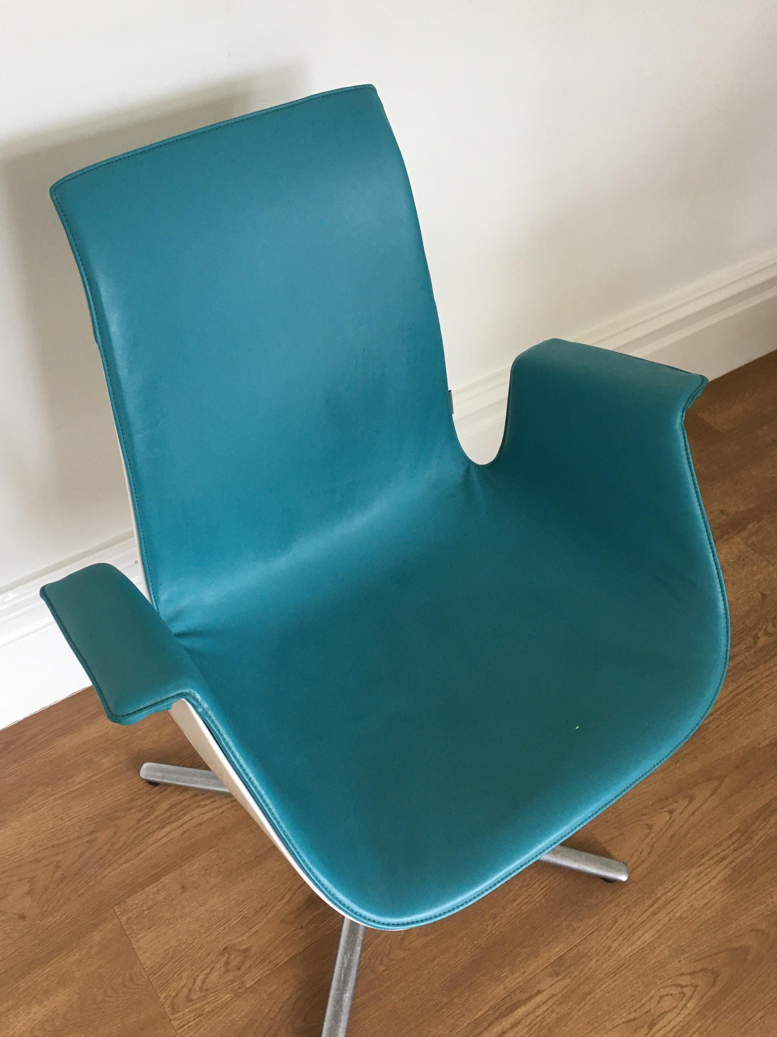 Fabricius & Kastholm FK Bucket Chair for Walter Knoll In Good Condition For Sale In Solihull, GB