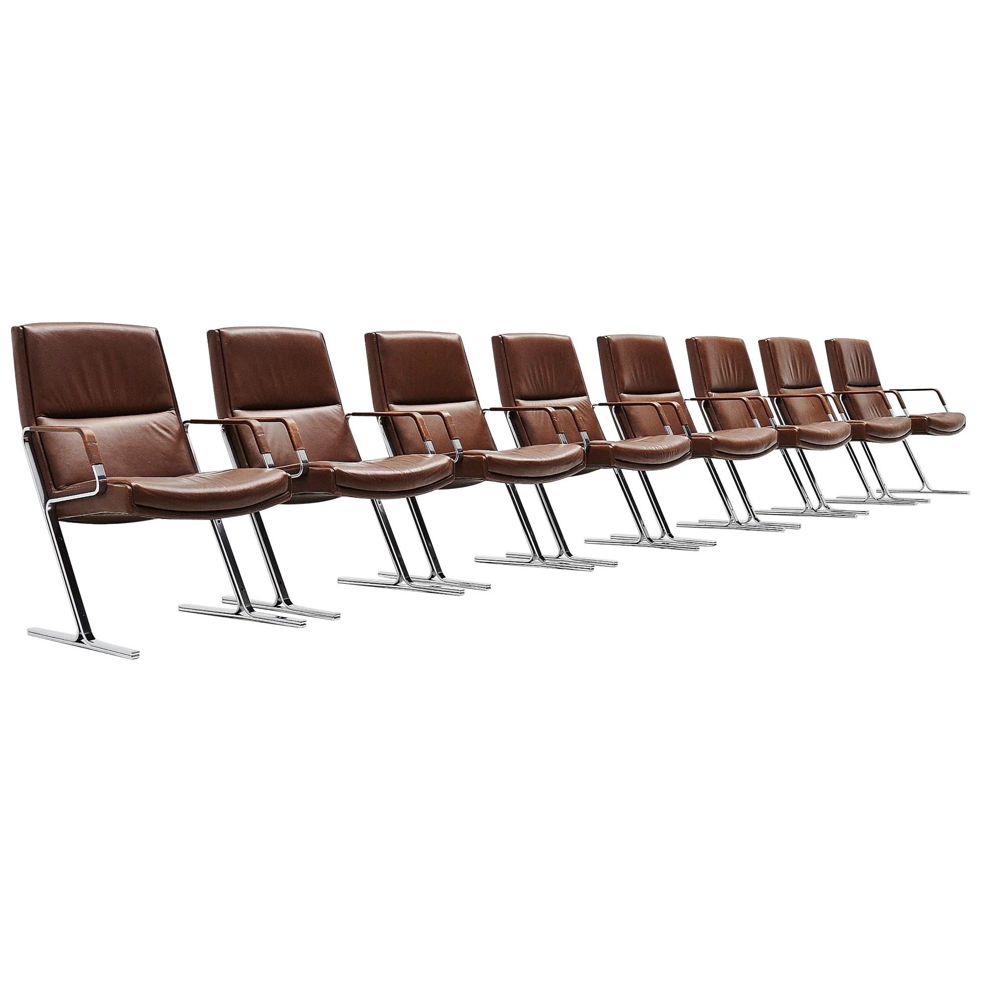 Fabricius Kastholm FK711 Office Chairs Walter Knoll, Germany, 1971