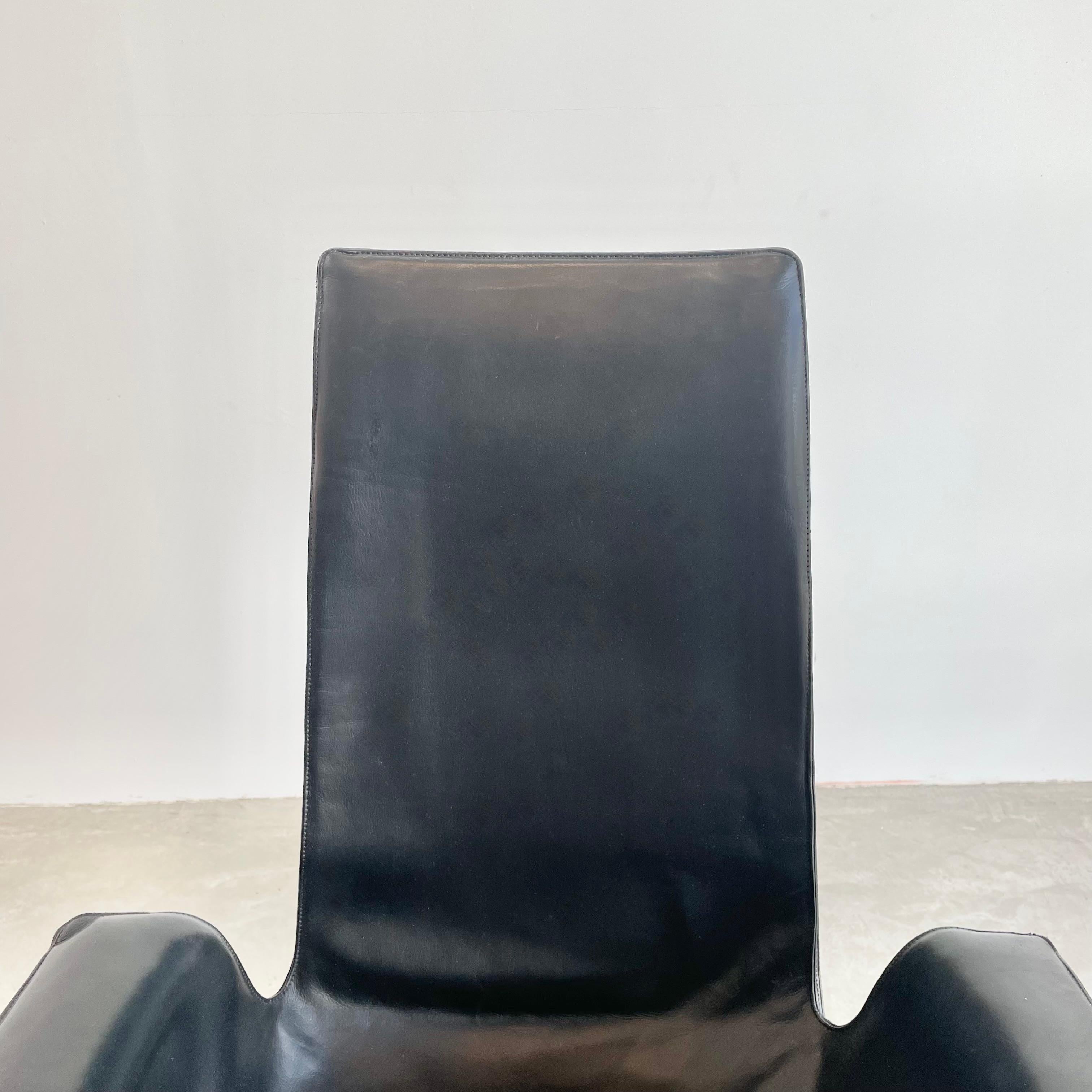Leder 'Bird'-Stühle vonricius Kastholm im Angebot 4