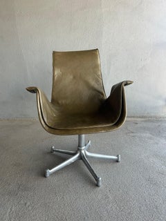Fabricius Kastholm - Chaise Tulipe en cuir