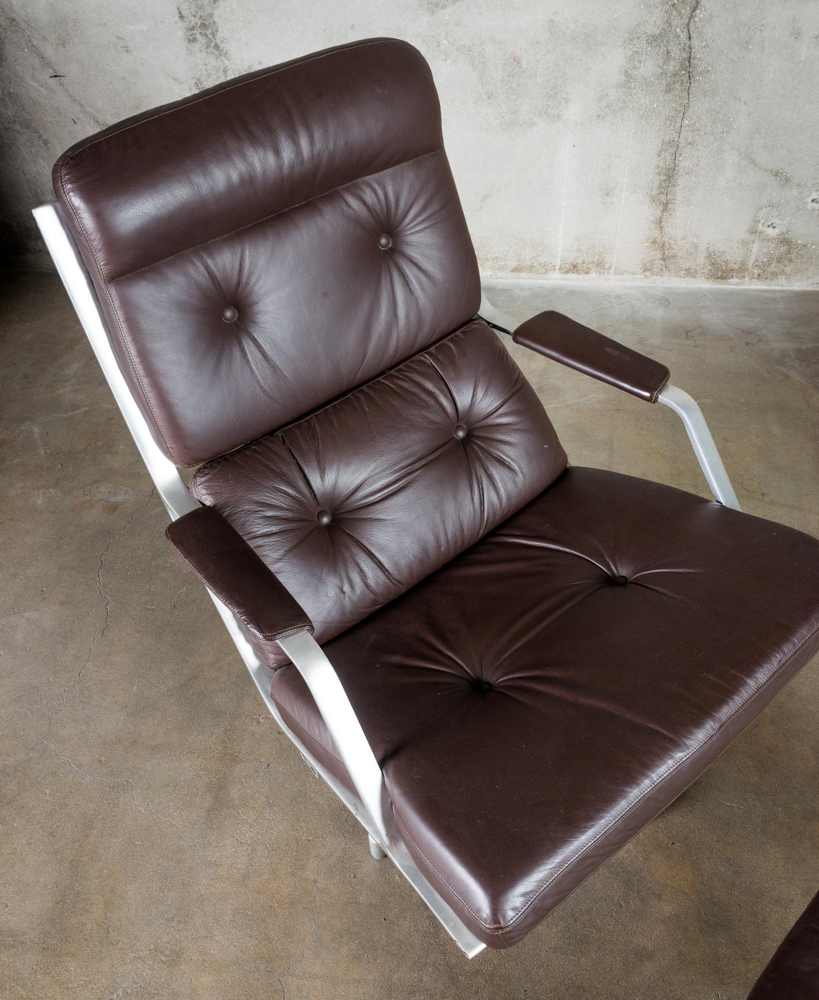 Fabricius & Kastholm Lounge Chair with Ottoman For Sale 1