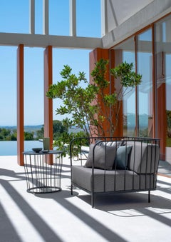 Fabrics & Steel EMU Cannolè Lounge chair