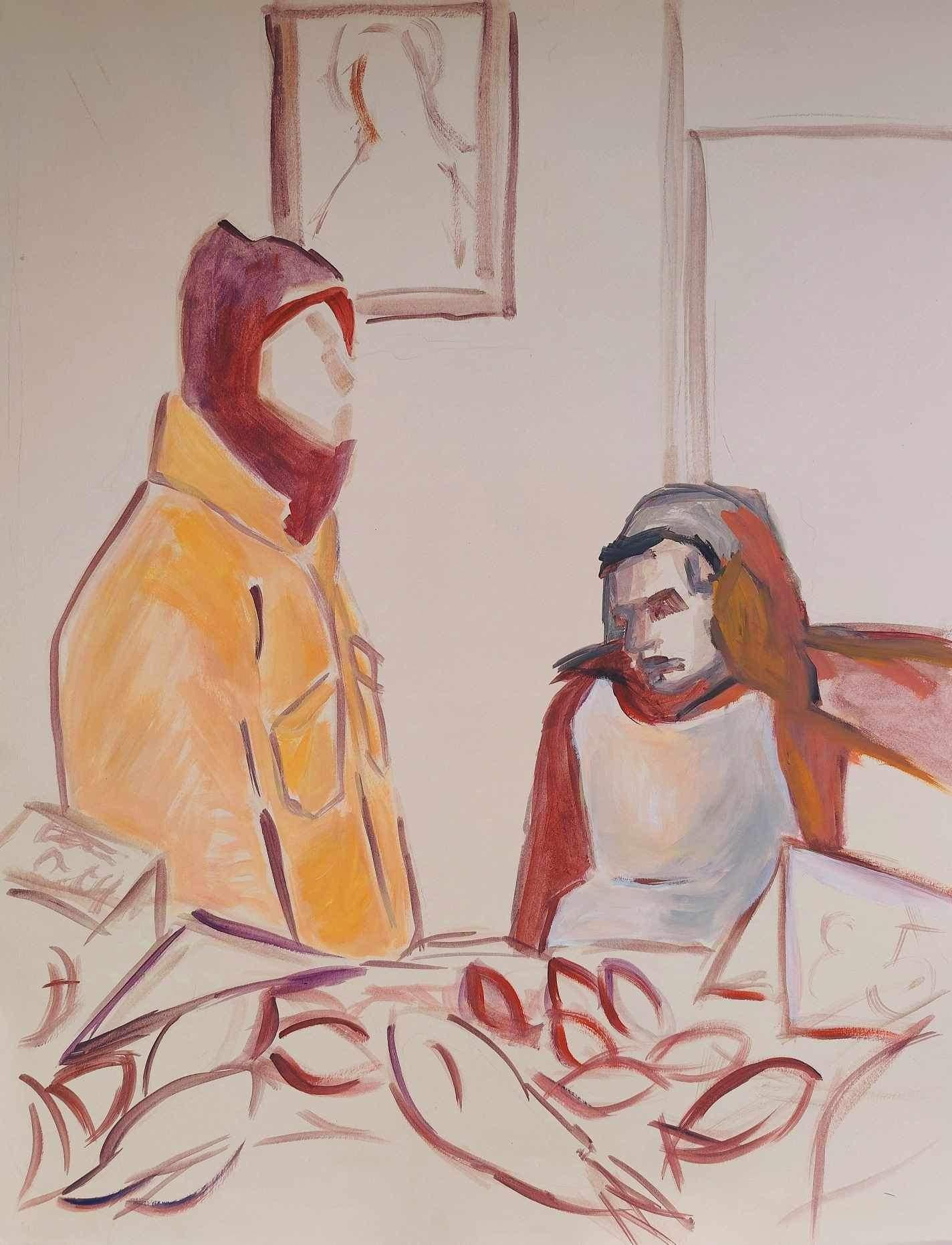 Italian Contemporary Art by Fabrizia Conti - I due Pescivendoli