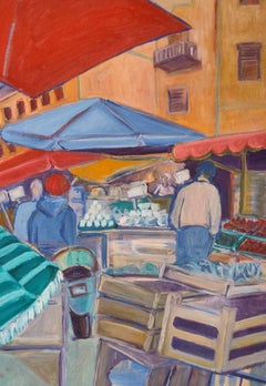 Arte contemporáneo italiano de Fabrizia Conti - En la Piazza del Carmine