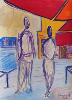 Italian Contemporary Art by Fabrizia Conti - La Passeggiata 2, 16.30 in Piazza
