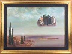 Fabrizio Clerici - Latitude Bocklin - Quadro di Fabrizio Clerici - 1975 ca. Latitude Bocklin - Quadro di Fabrizio Clerici - 1975 ca.